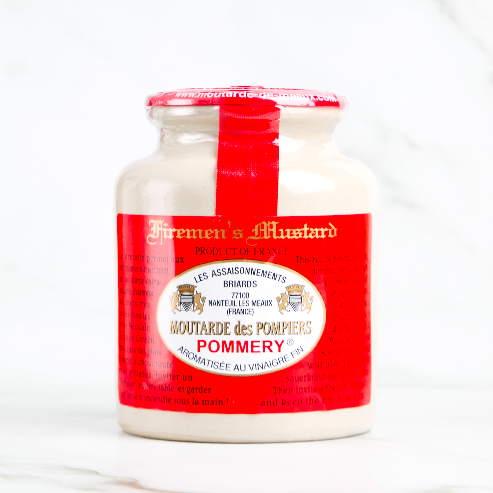 Firemen's Mustard - Moutarde de Meaux Pommery
